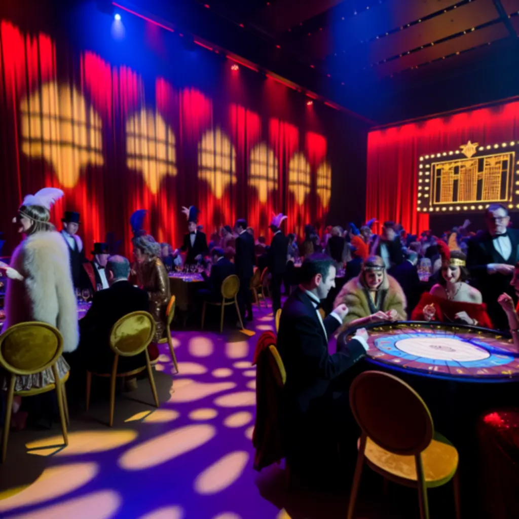 Las Vegas és Gatsby hangulatú tematikus szórakoztató est