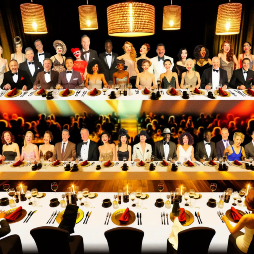 Tematikus esti dekoráció és elegánsan megterített asztal